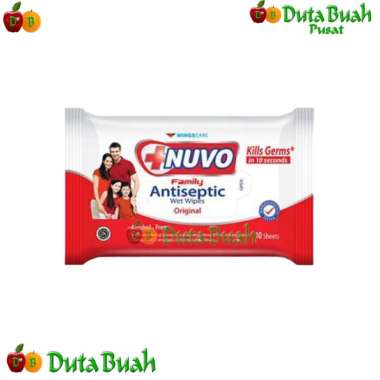 duta buah pusat nuvo wipes family ori merah 50's