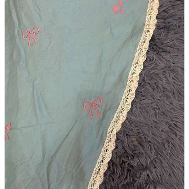 ZELENA - Mukena Dewasa Rayon Motif Bordir Pita Mukena Coquette Wardah