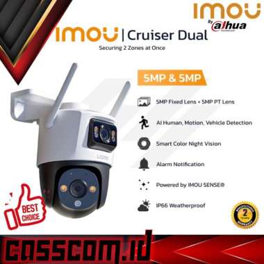 Imou Cruiser Dual 10MP WIFI Kamera Pengawas