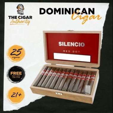 Silencio Red Dot Robusto [ Box of 25 Sticks ] Dominican Cigar Cerutu