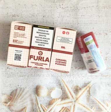 Furla Caramel Custard Pudding V7 3mg 6mg 9mg 60ml Puding Liquid Vape DJI Premium 9mg