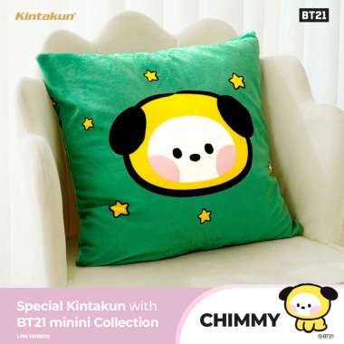 Kintakun Home BT21 minini Bantal Sofa + Cushion Cover 40x40 - KOYA RJ SHOOKY MANG CHIMMY TATA COOKY