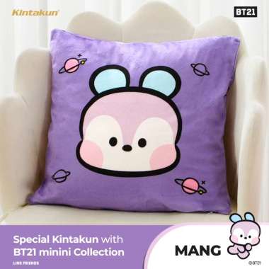Kintakun Home BT21 minini Bantal Sofa + Cushion Cover 40x40 - KOYA RJ SHOOKY MANG CHIMMY TATA COOKY 