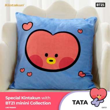 Kintakun Home BT21 minini Bantal Sofa + Cushion Cover 40x40 - KOYA RJ SHOOKY MANG CHIMMY TATA COOKY