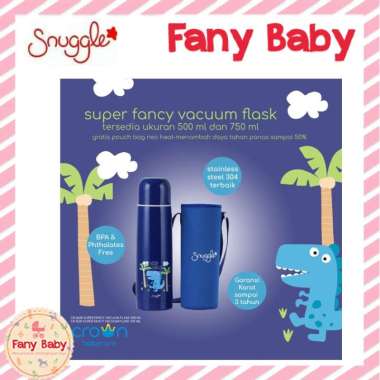SNUGGLE BY CROWN VACUUM FLASK 750ML Dino