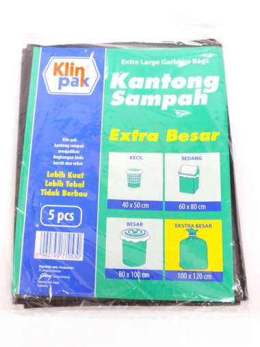KANTONG PLASTIK KLINPAK KANTONG SAMPAH EXTRA BESAR 100X120