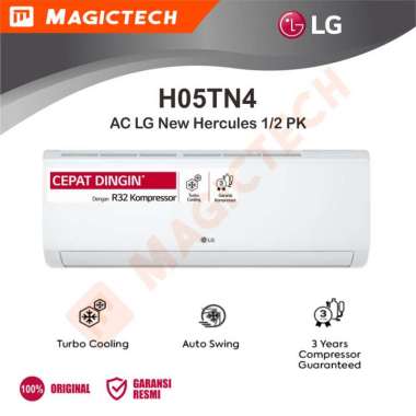 AC LG 1/2 PK H05TN4 STANDARD - GARANSI 3 TAHUN