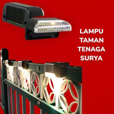 TaffLED Lampu Taman Hias Tenaga Surya Solar Sensor Cahaya Otomatis IP44 Warm White