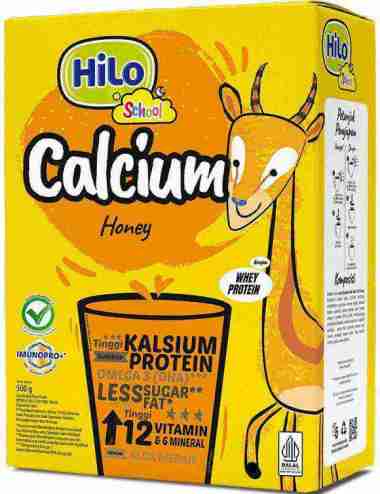 HiLo School Honey 500gr - Susu Anak Tinggi Kalsium
