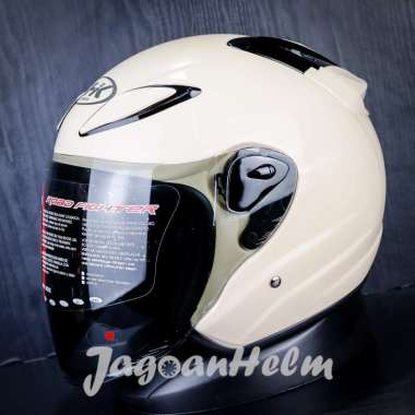 NHK HELM R6 SOLID S | CREAM | R-6 SINGLE VISOR M