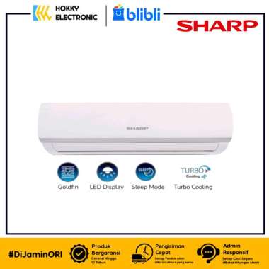 SHARP AC SPLIT 1 PK AH-A9ZCYN AC SPLIT AIR CONDITIONER STANDARD HEMAT LISTRIK AH-A9ZCY UNIT ONLY