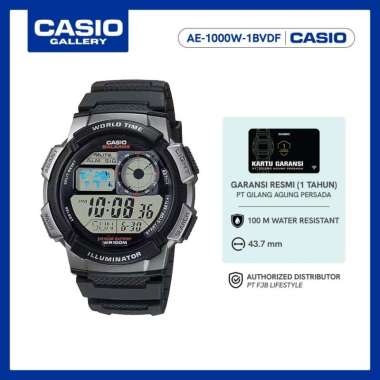 Casio Original AE-1000W-1BVDF Jam Tangan Pria Digital Waterproof