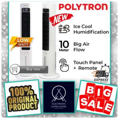 POLYTRON AIR COOLER PCA200D PCA-200D PCA 200D SUPER LOW WATT AIR COOLER POLYTRON TOWER ICE COOL HUMI