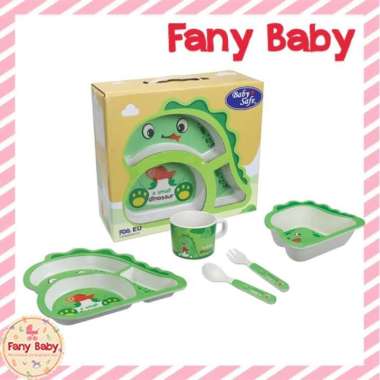 BABY SAFE FEEDING SET - DINO / P12FS607