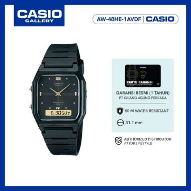 Casio Jam Tangan Unisex AW-48HE-1AVDF