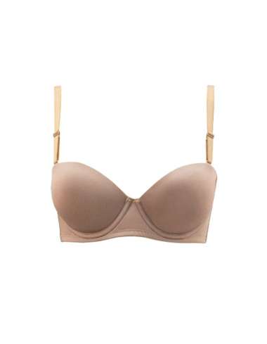 Luludi Dearie LB 5771R1 - 1/2 Cup - Wire - Mold Coklat & Abu abu Dark Brown 80C