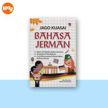 Buku Bahasa Jerman | Jago Kuasai Bahasa Jerman, Untuk Pelajar, Mahasiswa & Umum - Pustaka Baru Press