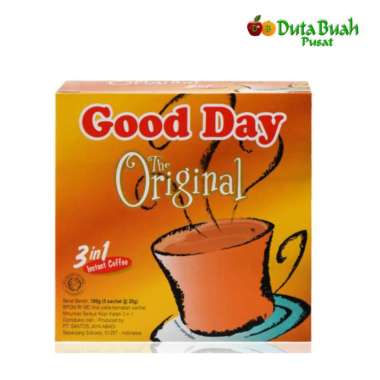 Promo Harga Good Day Instant Coffee 3 in 1 The Original per 5 sachet 20 gr - Blibli