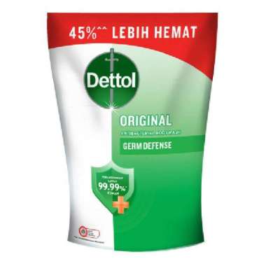 Dettol Sabun Mandi Cair Original Anti Bakteri Refill 720 g