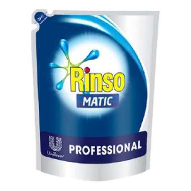 Rinso Matic Professional Deterjen Cair Mesin Cuci Laundry Refill 1.65 L