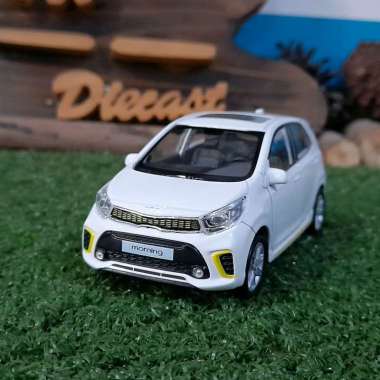 Diecast Miniatur KIA Morning Picanto skala 1:38