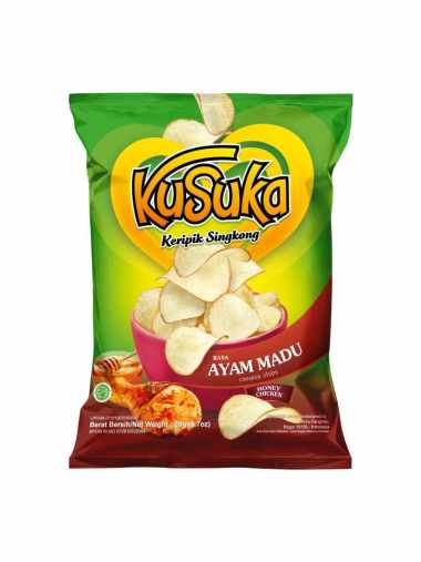 Kusuka Ayam Madu Keripik Singkong 20g - 10 pcs