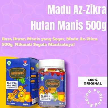 Madu Az-zikra Hutan 500g Madu Azzikra Manis Madu Az zikra Hutan Manis Azzikra Hutan