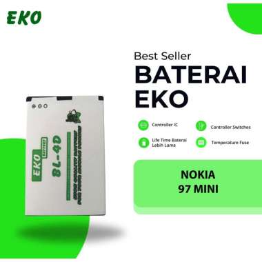 BATERAI EKO NOKIA N97 MiNi BERGARANSI