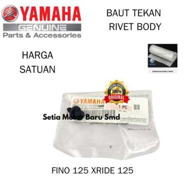 Baut Tekan Rivet Body Bodi Fino Xride 125 Asli Original Yamaha 902690681200