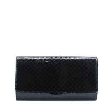 Gucci Broadway Clutch in Black Shiny Micro Embossed I15685C