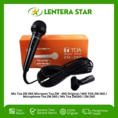Mic Toa ZM 260 Micropon Toa ZM - 260 Original / MIK TOA ZM 260 / Microphone Toa ZM 260