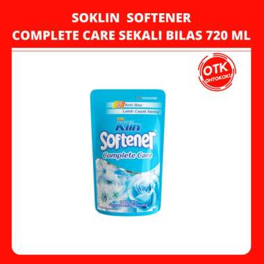 SOKLIN SOFTENER SEKALI BILAS PELEMBUT DAN PEWANGI PAKAIAN 720ML biru