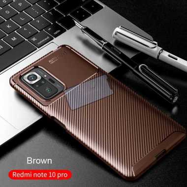 Case Xiaomi Redmi Note 10 Pro Original Shockproof Case Soft Case Redmi Note 10 Pro Biru