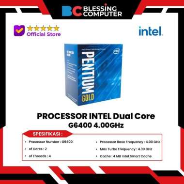 PROCESSOR INTEL Dual Core G6400 4.00GHz / PROCESSOR INTEL G6400