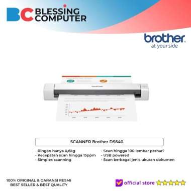 SCANNER Brother DS640 / Brother DS-640 Compact Mobile Document Scanner