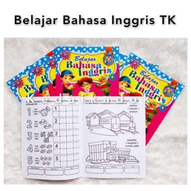 Buku Anak Belajar Bahasa Inggris Menulis TK Paud Murah