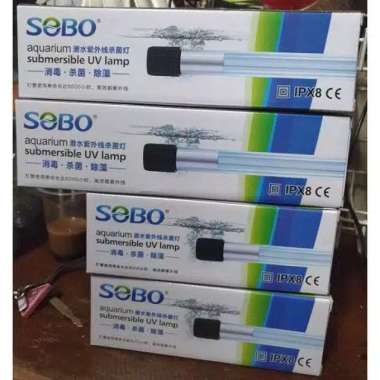 lampu uv aquarium kolam dan toren toran air 9 watt lampu uv SOBO 9 watt T5-UV9W