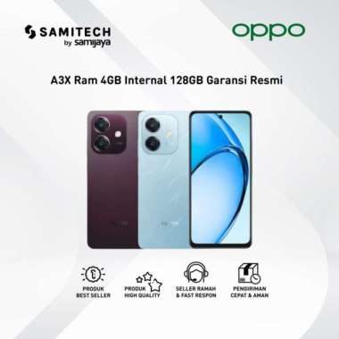 HP OPPO A3X 4/128 RAM 4 PENYIMPANAN 128GB RED