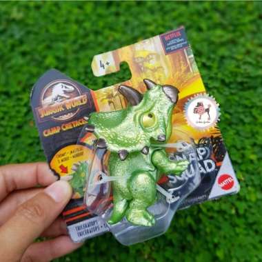 Jurassic World Snap Squad Wave 6 - Mainan Anak Triceratops