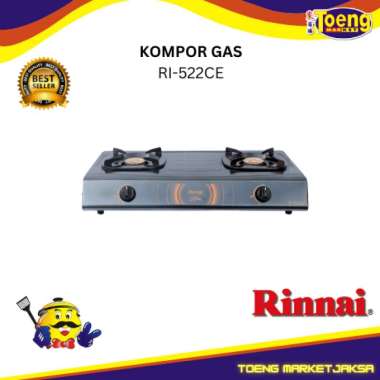 KOMPOR GAS 2 TUNGKU RI-522CE RINNAI