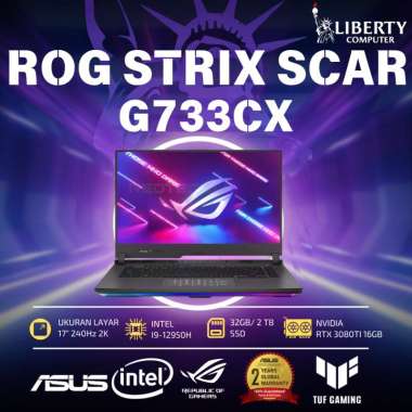 Asus ROG Strix Scar 17 SE G733CX-I98RC6T-O /Core i9-12950HX/32GB/2TB SSD/RTX3080Ti 16GB/17.3β³