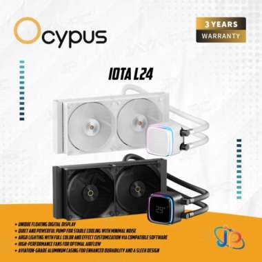 Ocypus Iota L24 - CPU Cooler Liquid Fan 240mm Digital Display Hitam