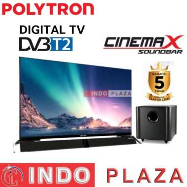 TV POLYTRON 39 / 40 Inch CINEMAX SOUNDBAR DIGITAL PLD-40BS8953 (MEDAN) DIKIRIM SELLER