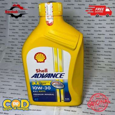 SHELL ADVANCE AX5 SCOOTER 10W-30 (0.8L) OLI MOTOR