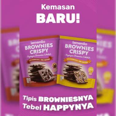 (PCS) LEMONILO BROWNIES CRISPY | SNACK CEMILAN DIET SEHAT
