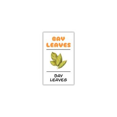Label Stiker Bumbu Dapur Masakan Italia Vynil Sticker Warna Botol Rempah Italian Herb Aesthetic Wate