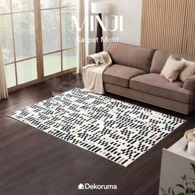 Dekoruma MINJI Karpet Ruang Tamu Minimalis Ukuran 160x230 cm