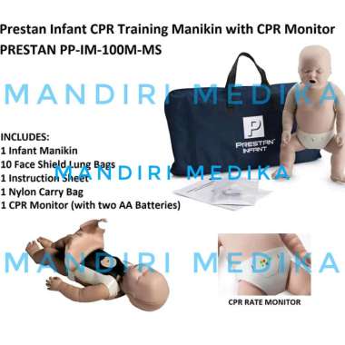 Phantom Manikin CPR Training Infant Bayi Original Prestan Made In USA