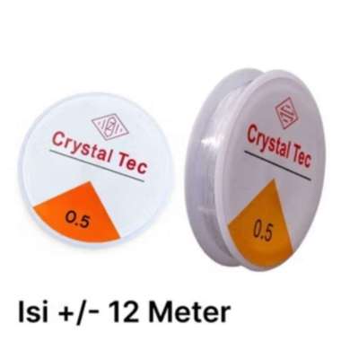 1 ROLL Tali Senar Elastis / Senar Elastis Crystal Tec Korea 0,4mm - 1,0mm / Tali Senar Crystal Tec 1
