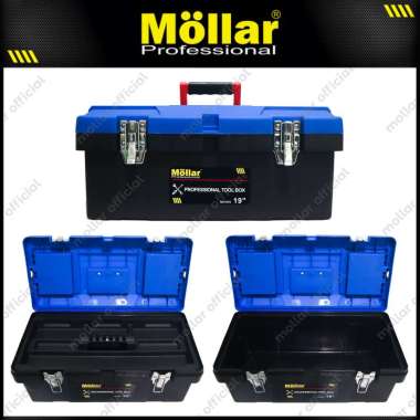 MOLLAR N01470-19 Inch Toolbox Plastik Besar Kotak Alat Perkakas Tool Kit Box PVC